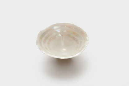 3 Stripes Mother of Pearl Pinch Pot (small)