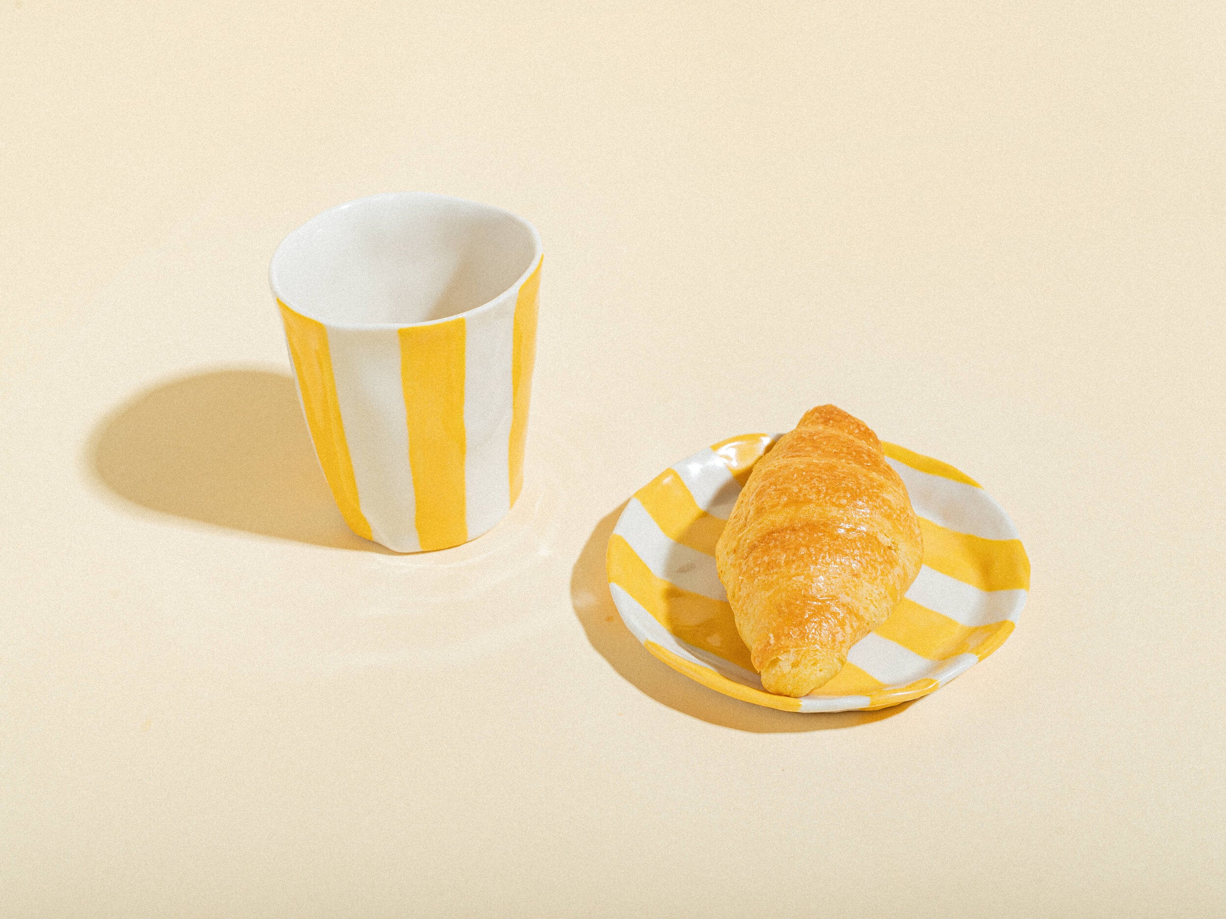 Painted Ribbon Plates