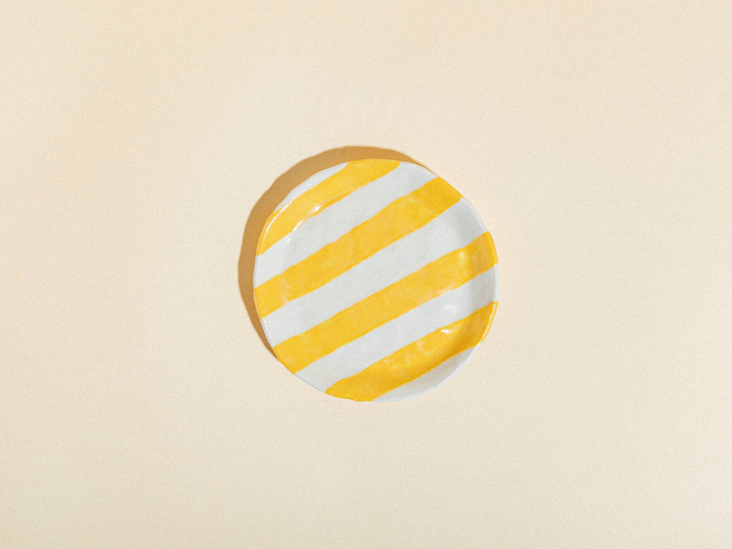 Painted Ribbon Plates