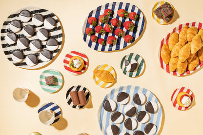 Painted Ribbon Plates