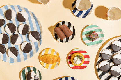 Painted Ribbon Plates