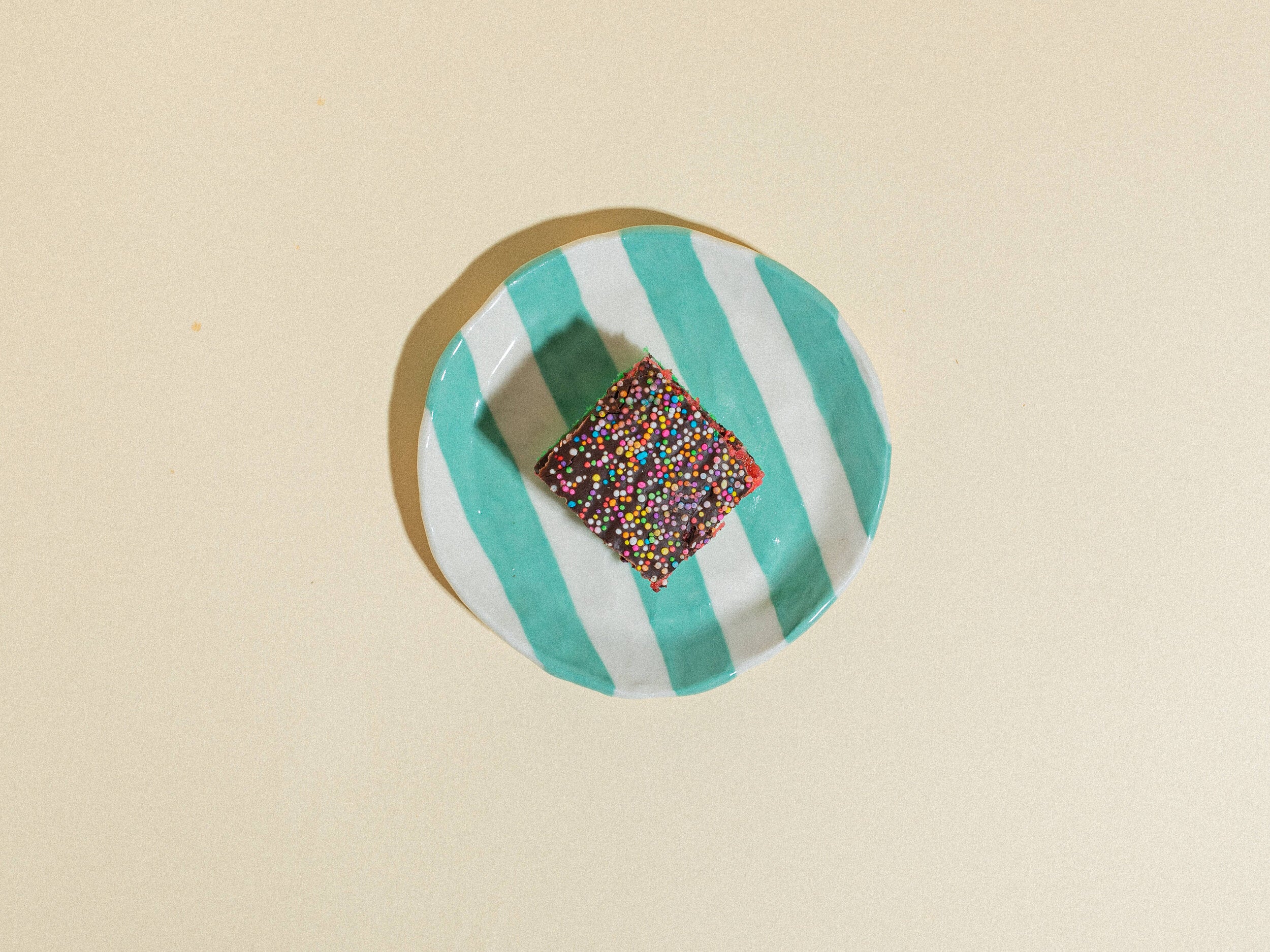 Painted Ribbon Plates