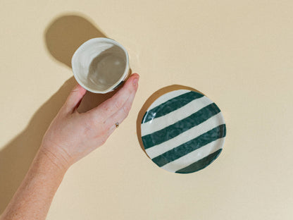 Painted Ribbon Plates