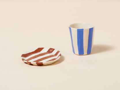 Painted Ribbon Plates