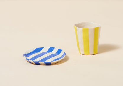 Painted Ribbon Plates